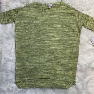 Green heathered lularoe irma size xxs